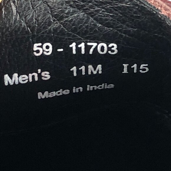 J. Murphy Men's Size 11M Novick Burgundy Red Leather Cap Toe Oxfords Dress Shoes - Picture 12 of 13